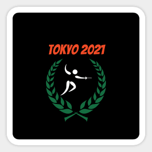 Fencing Tokyo 2021 Olympics Sticker